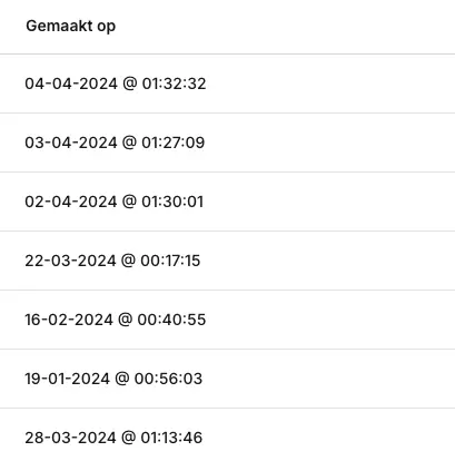 Free automatic backups included with Minecraft server hosting